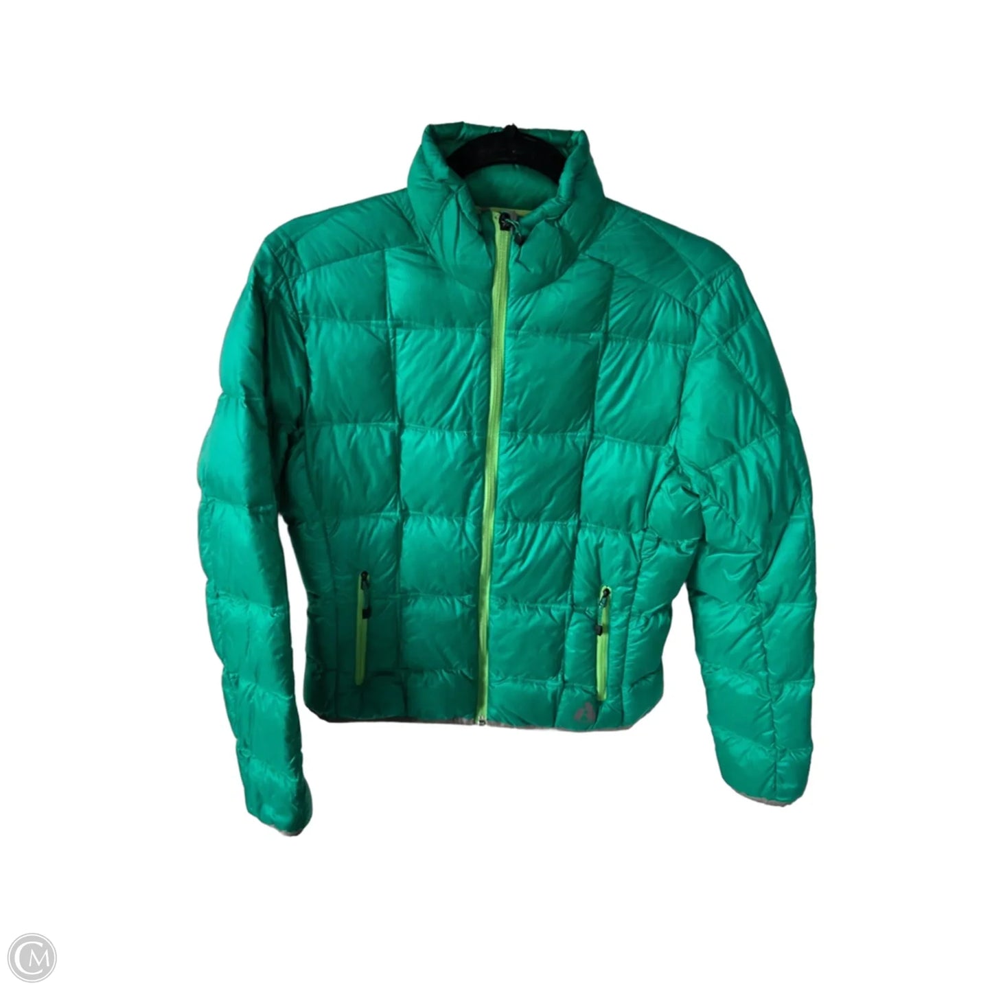Jacket Puffer & Quilted By Eddie Bauer In Green, Size: S