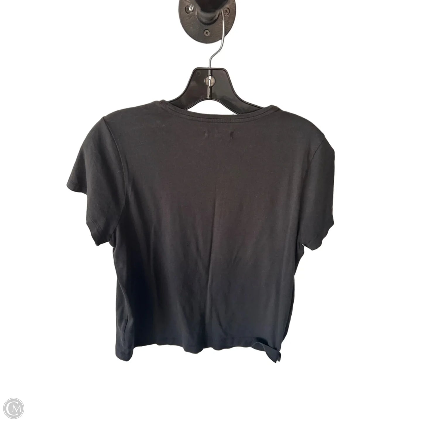 Top Short Sleeve Basic By Madewell In Black, Size: M