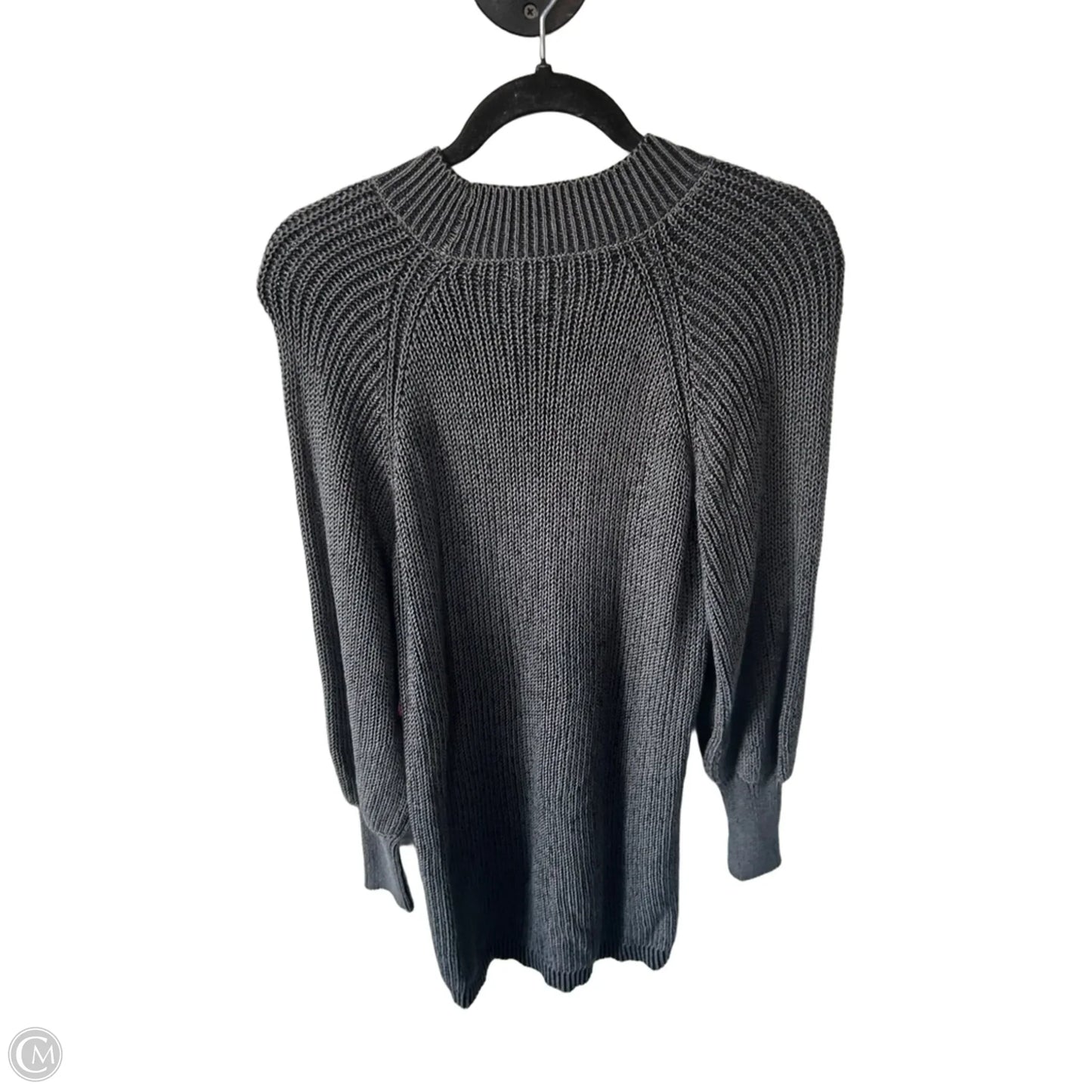 Dress Sweater By Clothes Mentor In Grey, Size: L