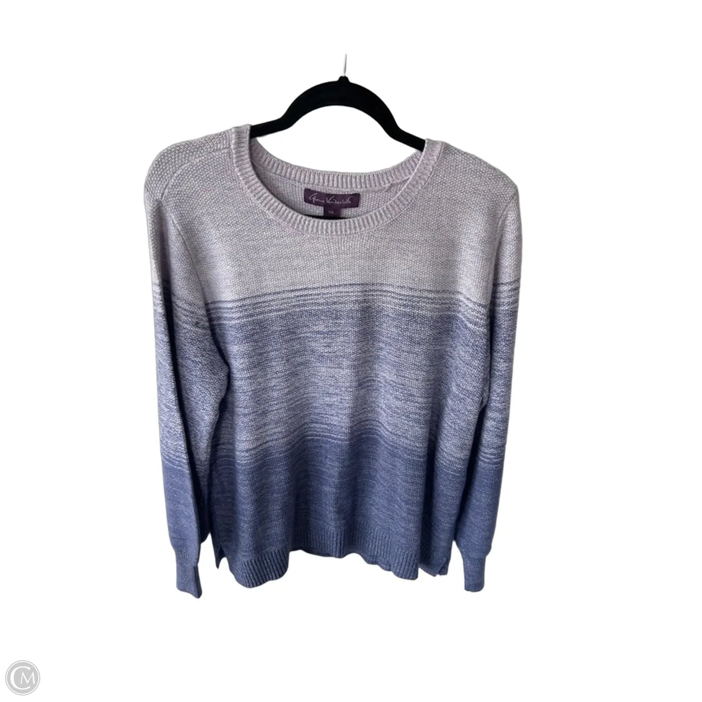 Sweater By Gloria Vanderbilt In Purple, Size: Xxl