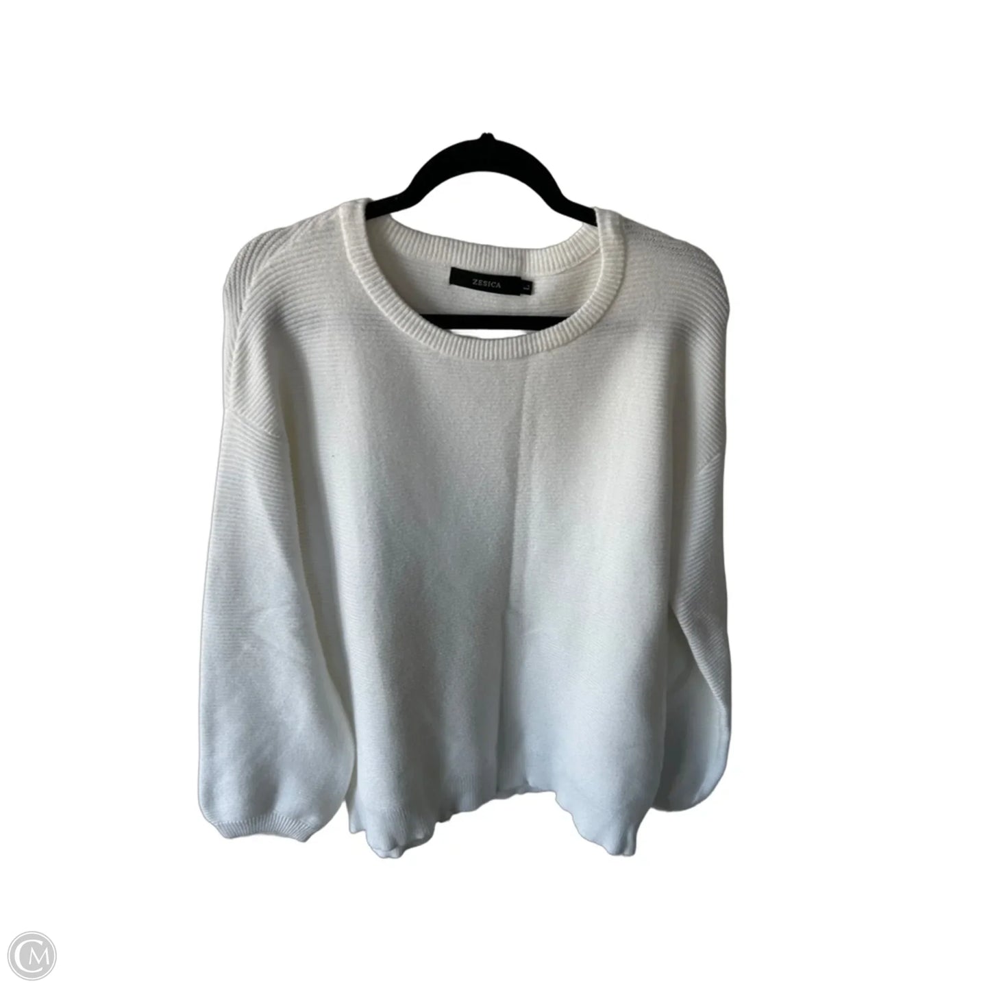 Sweater By Zesica In White, Size: L