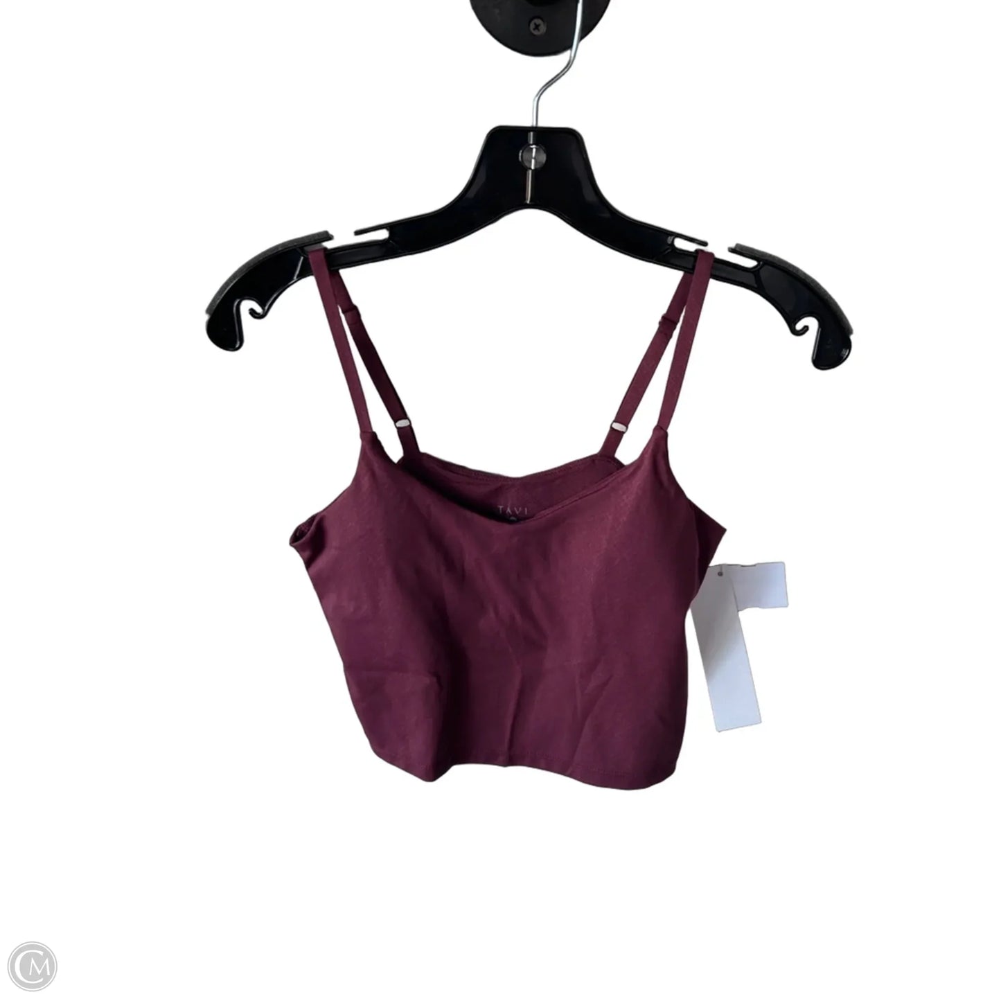 Athletic Bra By Tavi In Maroon, Size: Xs