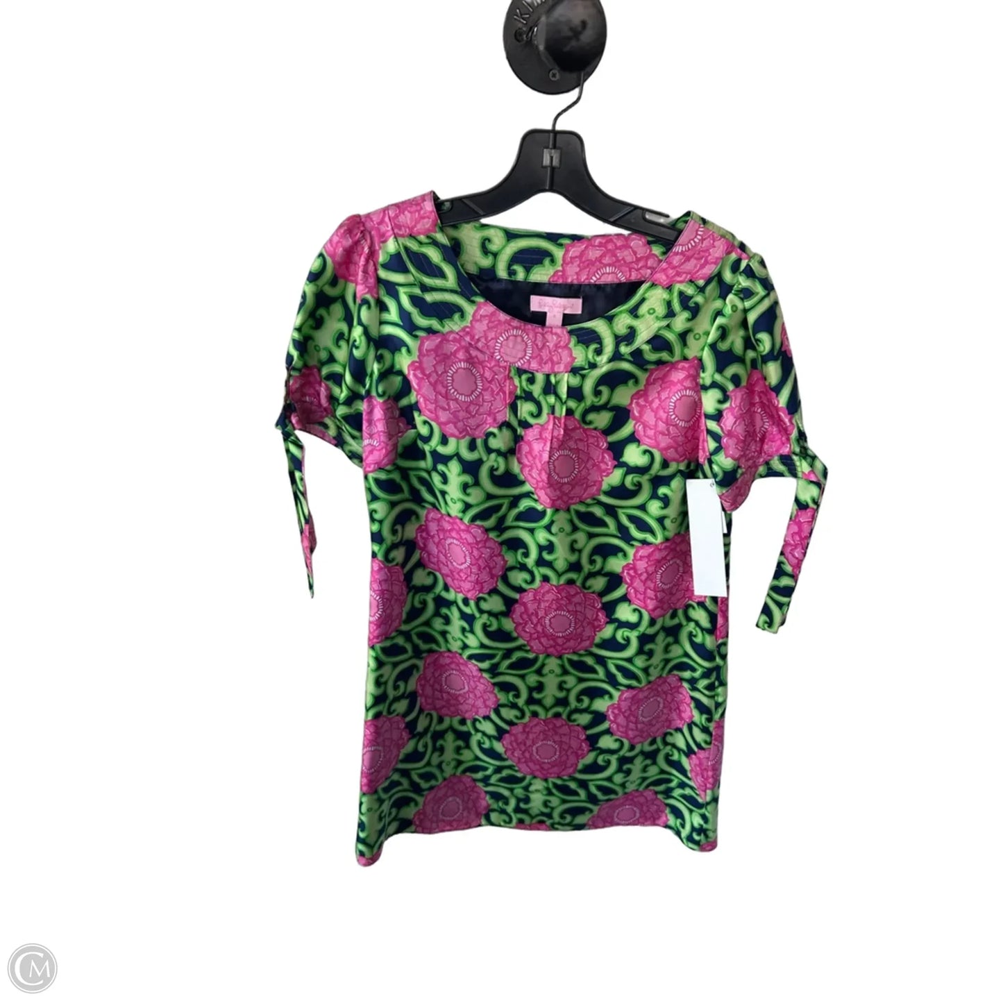 Dress Designer By Lilly Pulitzer In Green & Pink, Size: Xs