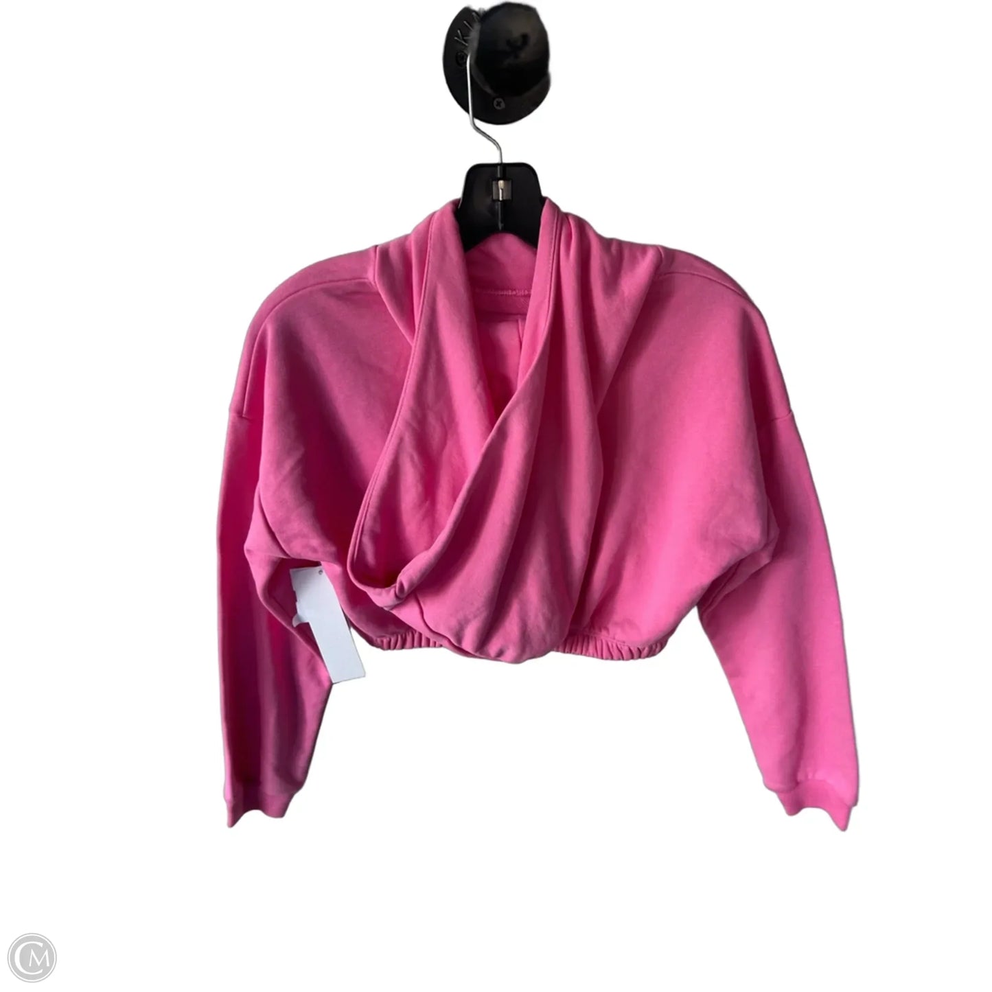 Sweatshirt Hoodie By Nakedwardrobe In Pink, Size: S