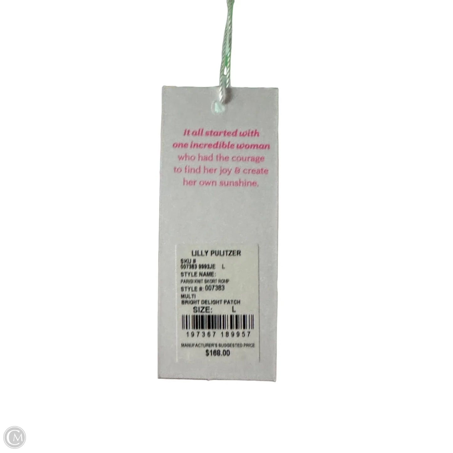 Dress Designer By Lilly Pulitzer In Green & Pink, Size: L