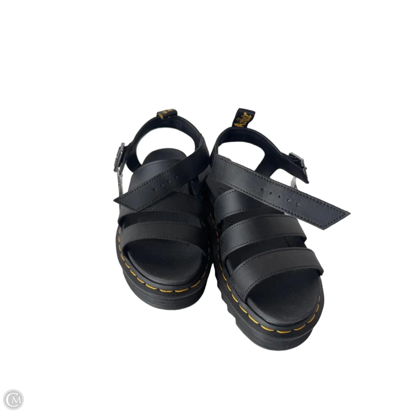 Sandals Designer By Dr Martens In Black, Size: 8