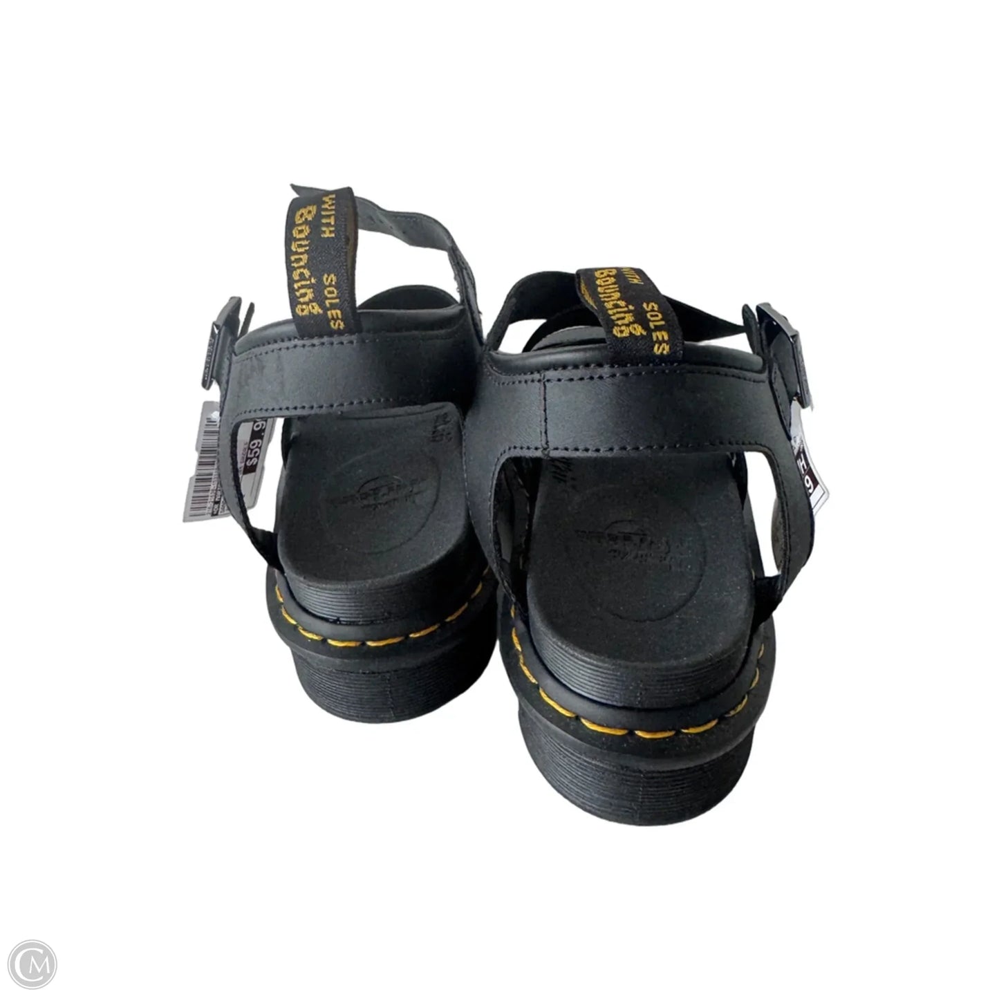 Sandals Designer By Dr Martens In Black, Size: 8