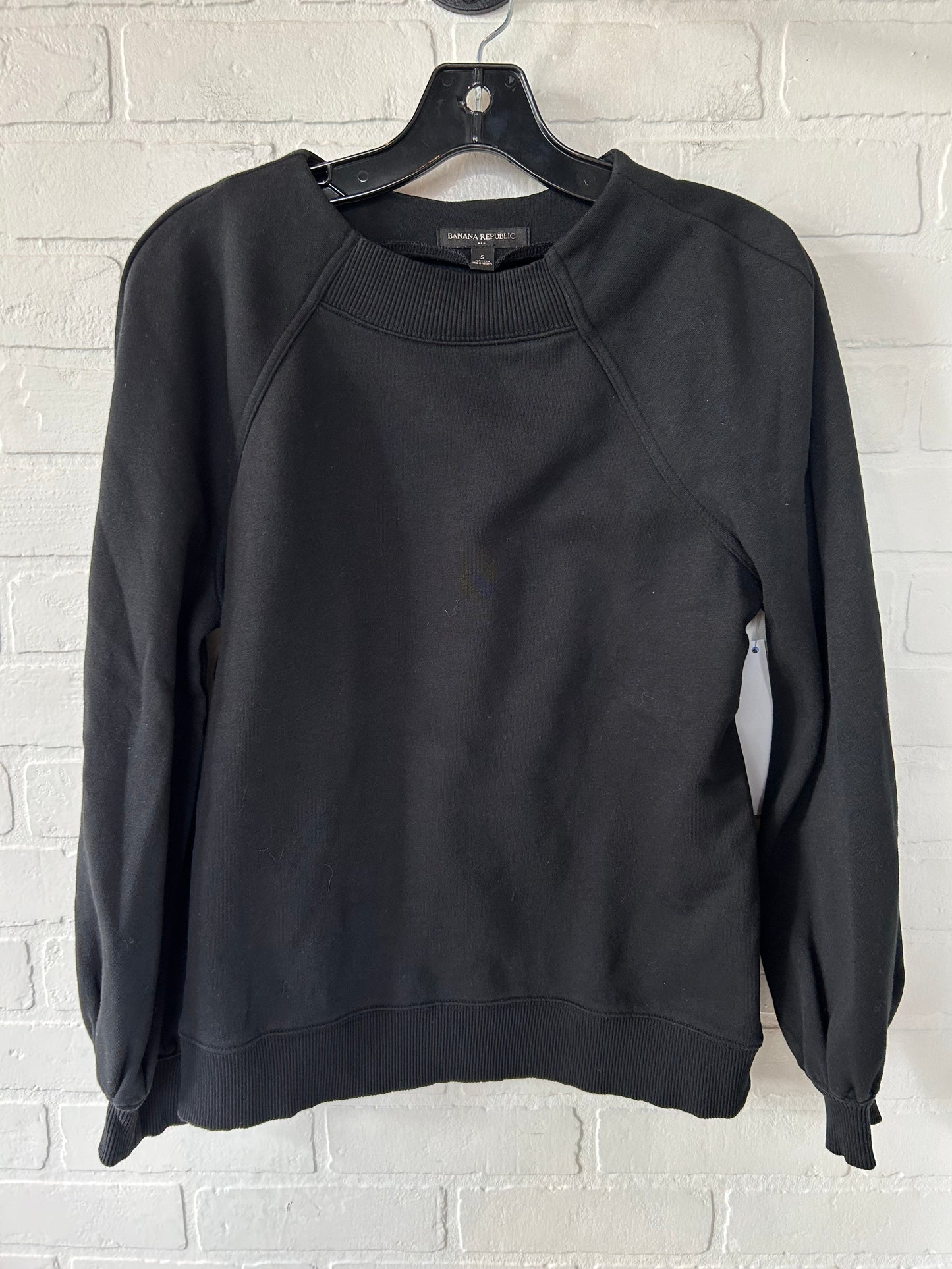 Black Top Long Sleeve Banana Republic O, Size S