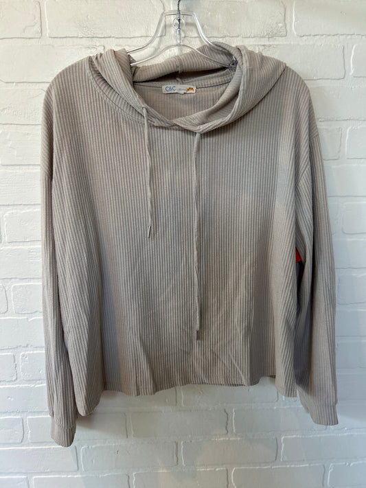 Beige Top Long Sleeve C And C, Size L