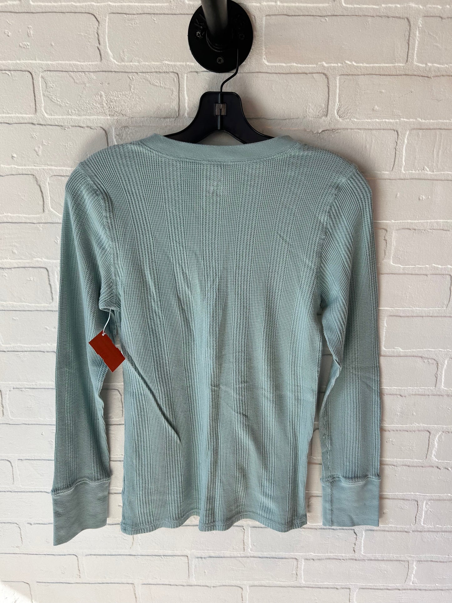 Top Long Sleeve Basic By Aerie In Aquamarine, Size: M