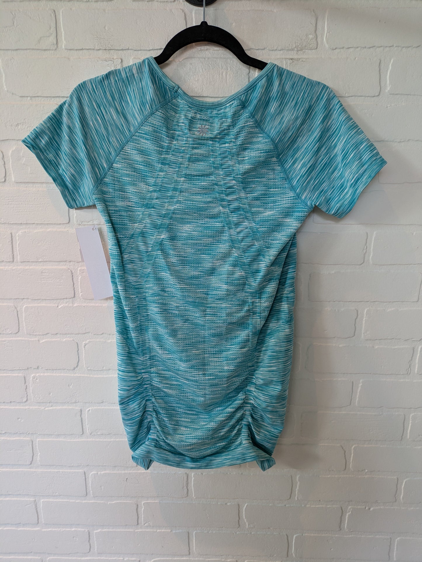 Blue Athletic Top Short Sleeve Athleta, Size M