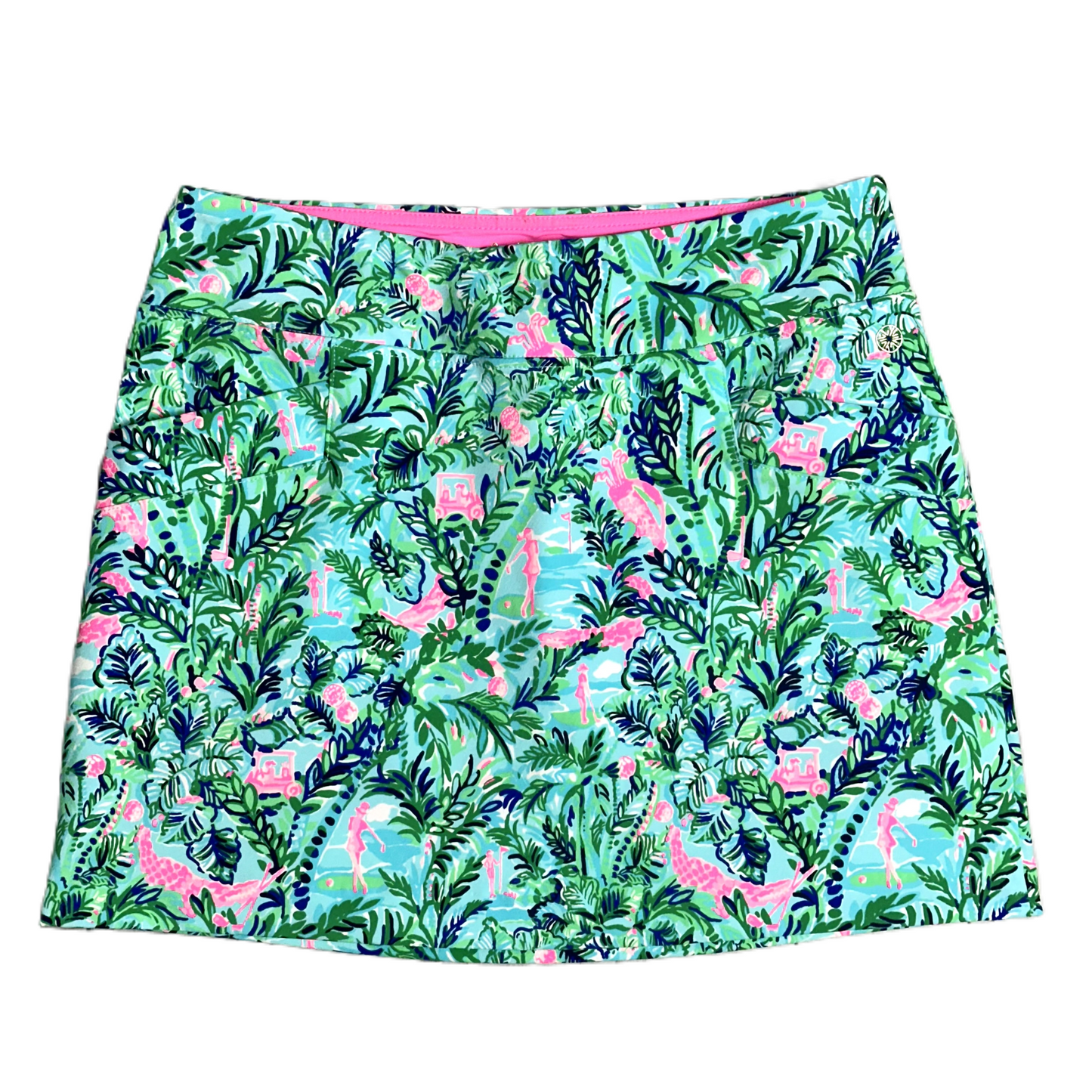 Skort Designer By Lilly Pulitzer In Green, Size: S