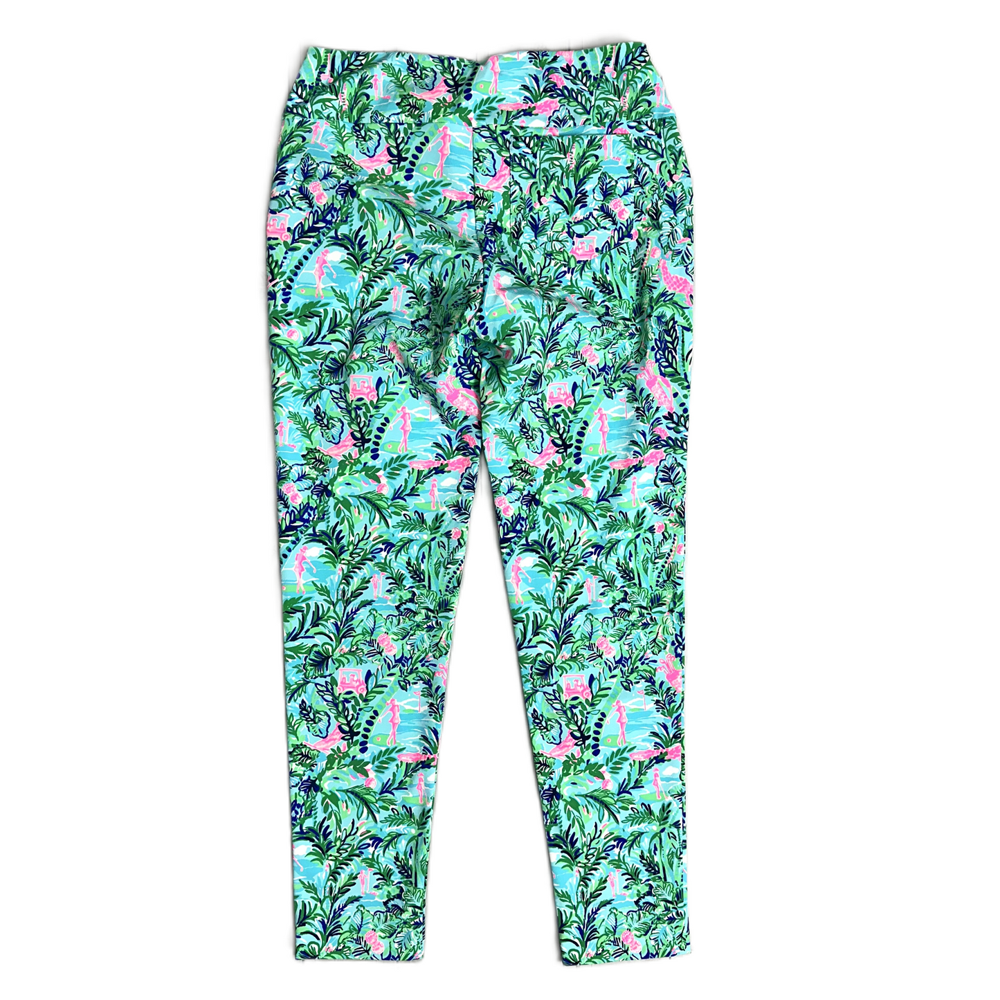 Pants Designer By Lilly Pulitzer In Blue & Pink, Size: 6