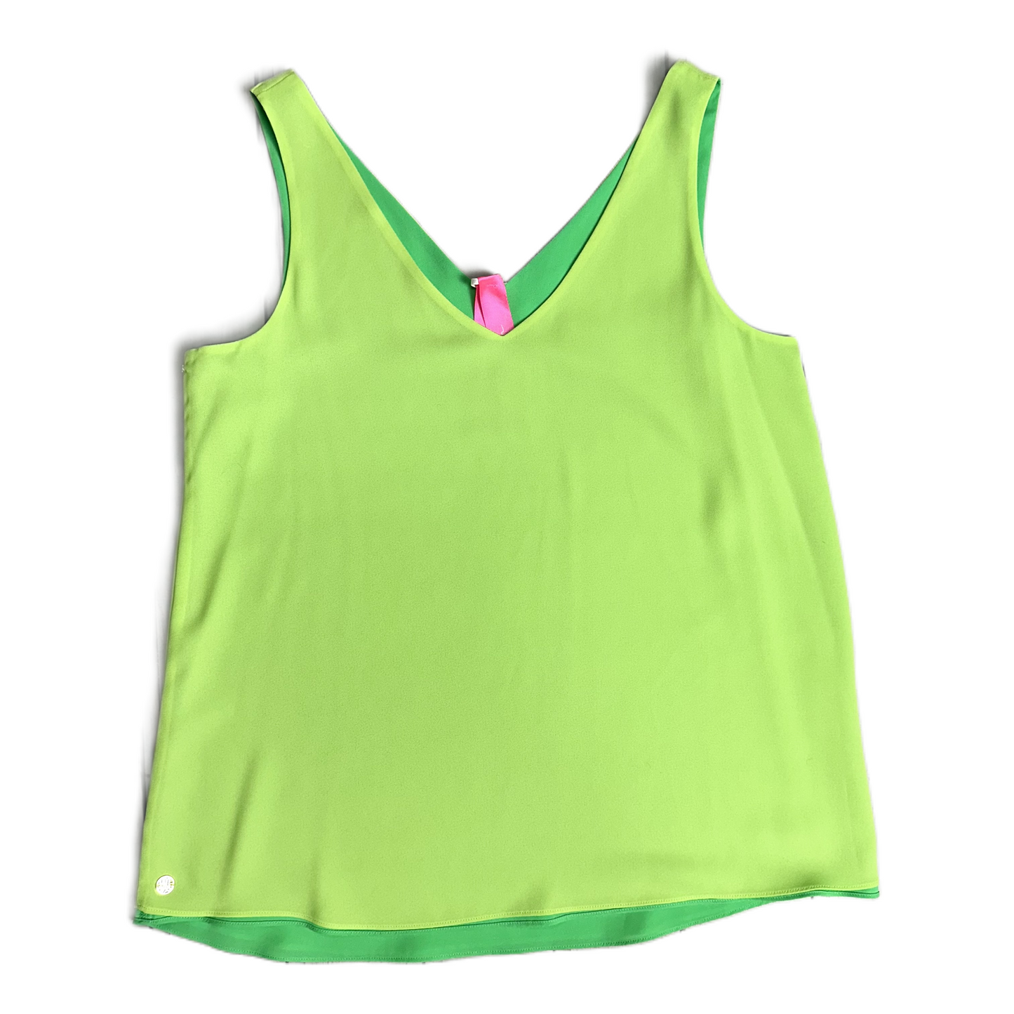 Top Sleeveless Designer By Lilly Pulitzer In Green, Size: Xs