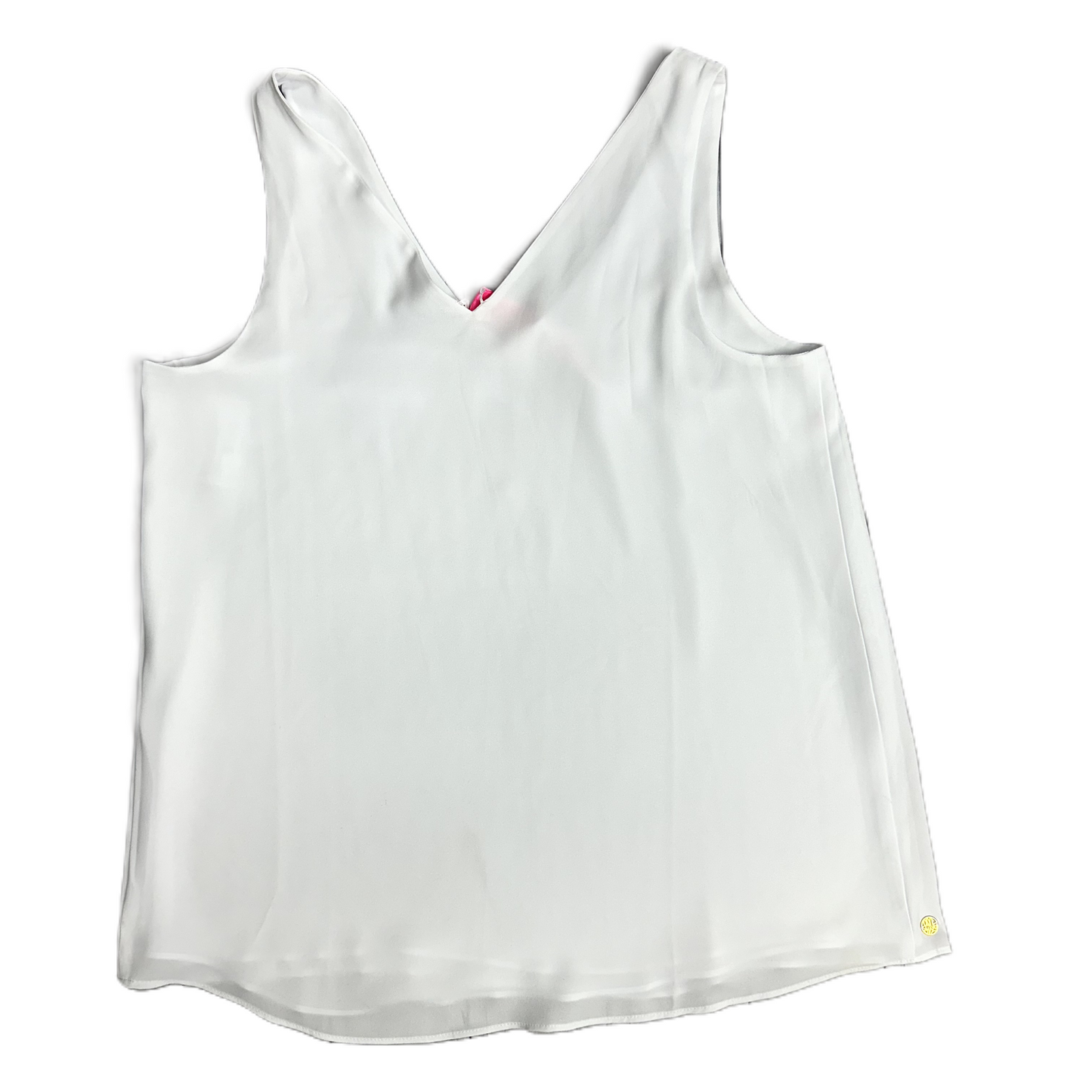 Top Sleeveless Designer By Lilly Pulitzer In White, Size: S