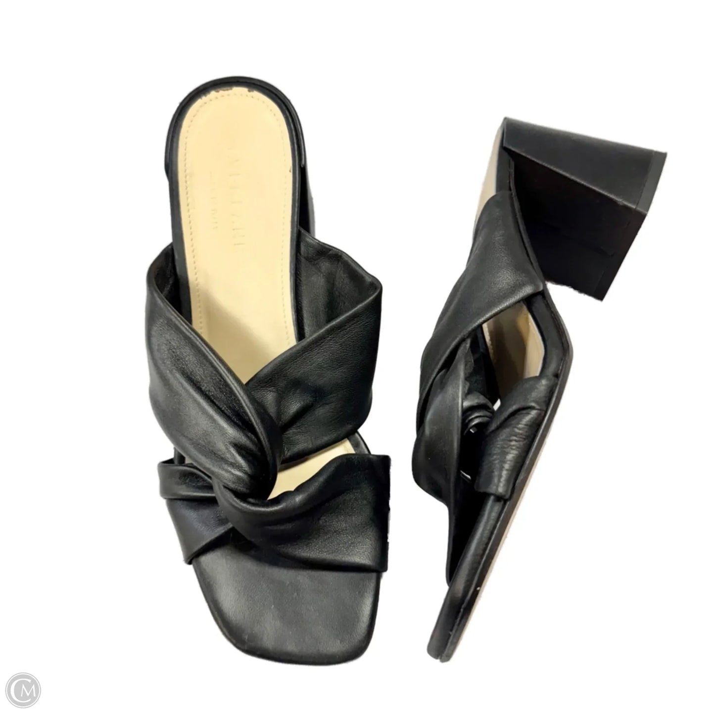 Sandals Heels Block By Everlane In Black, Size: 8