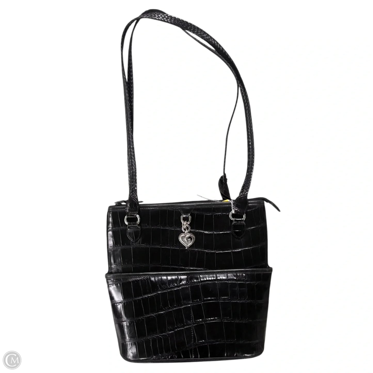 Handbag Leather By Brighton, Size: Medium