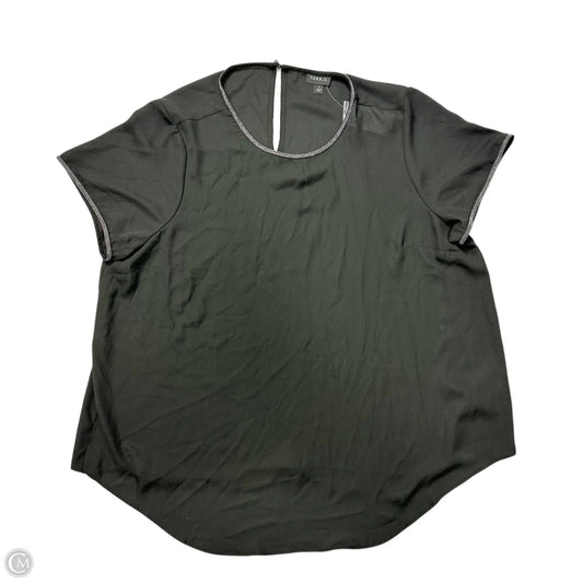 Blouse Short Sleeve By Torrid In Black, Size: 1x