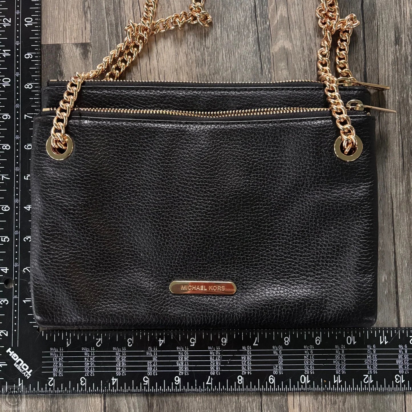 Handbag Leather By Michael By Michael Kors, Size: Small