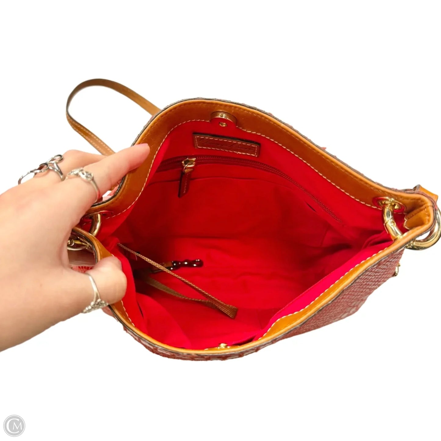 Crossbody Designer By Dooney And Bourke, Size: Medium