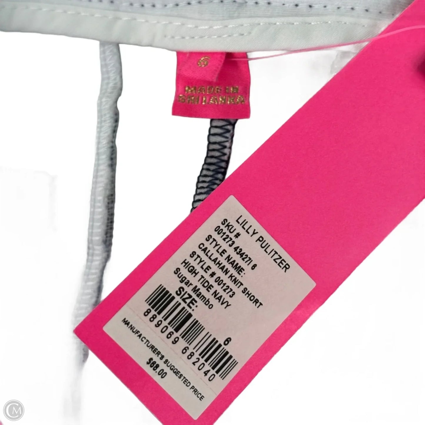 Shorts Designer By Lilly Pulitzer In Blue & Pink, Size: 6