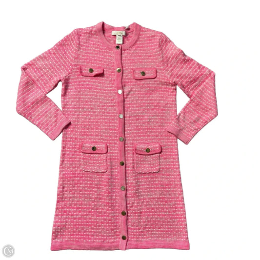 Cardigan Designer By Lilly Pulitzer In Pink, Size: L