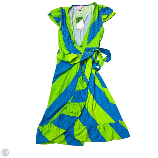 Dress Designer By Lilly Pulitzer In Blue & Green, Size: Xs