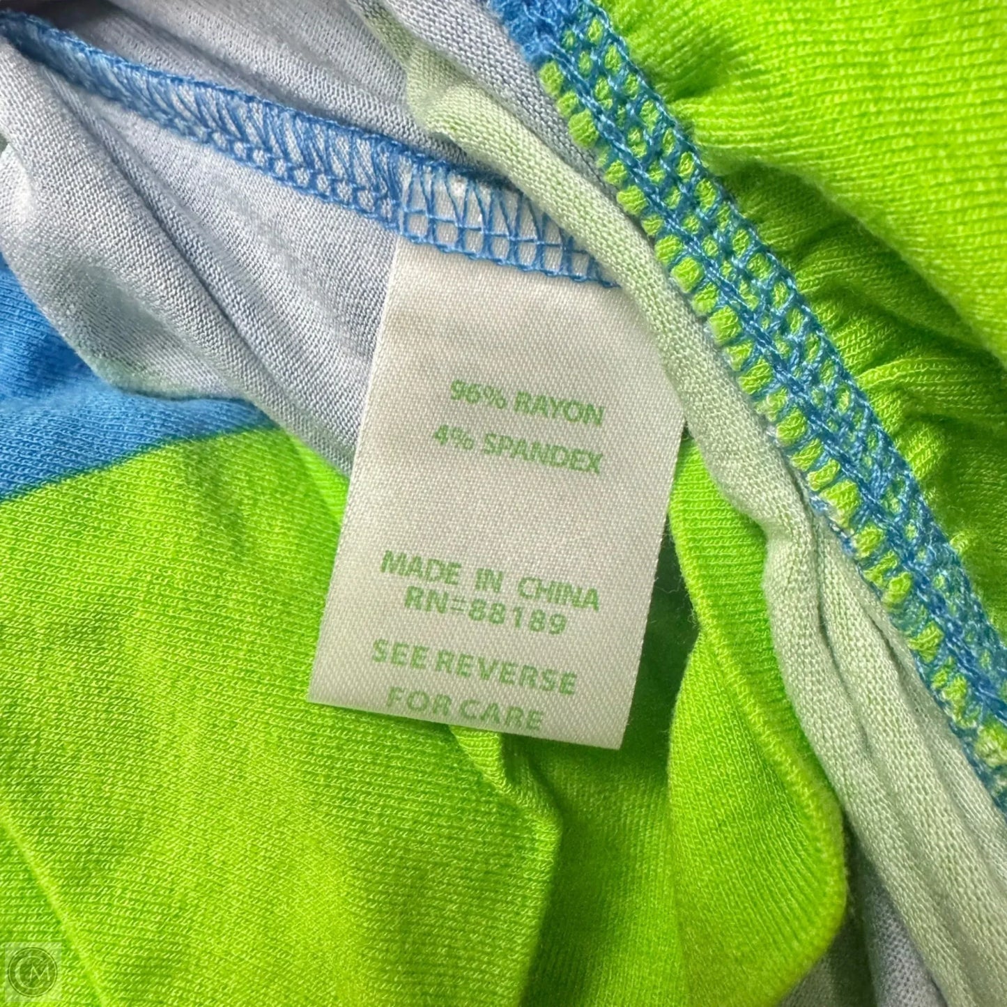 Dress Designer By Lilly Pulitzer In Blue & Green, Size: Xs