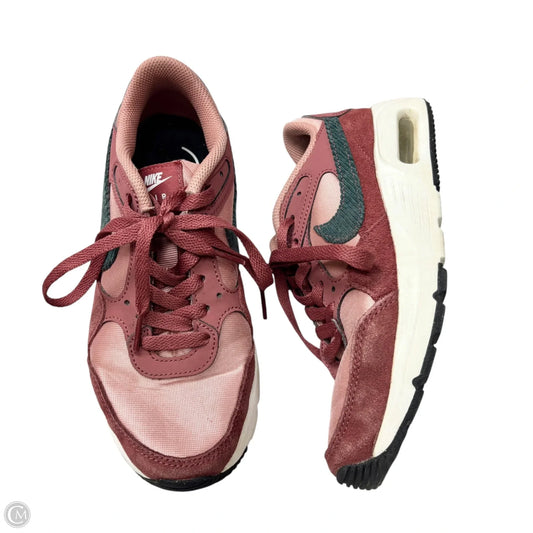 Shoes Athletic By Nike In Pink & Red, Size: 6