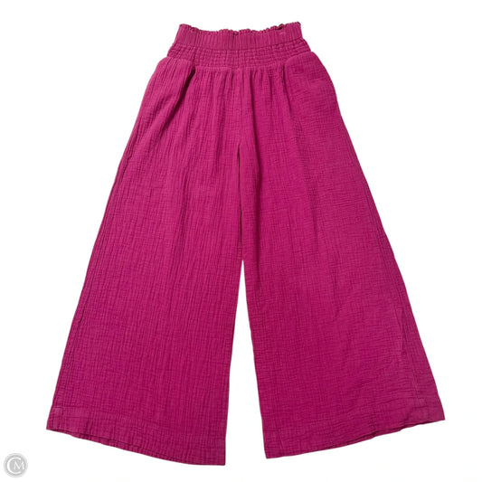 Pants Wide Leg By Anthropologie In Purple, Size: S