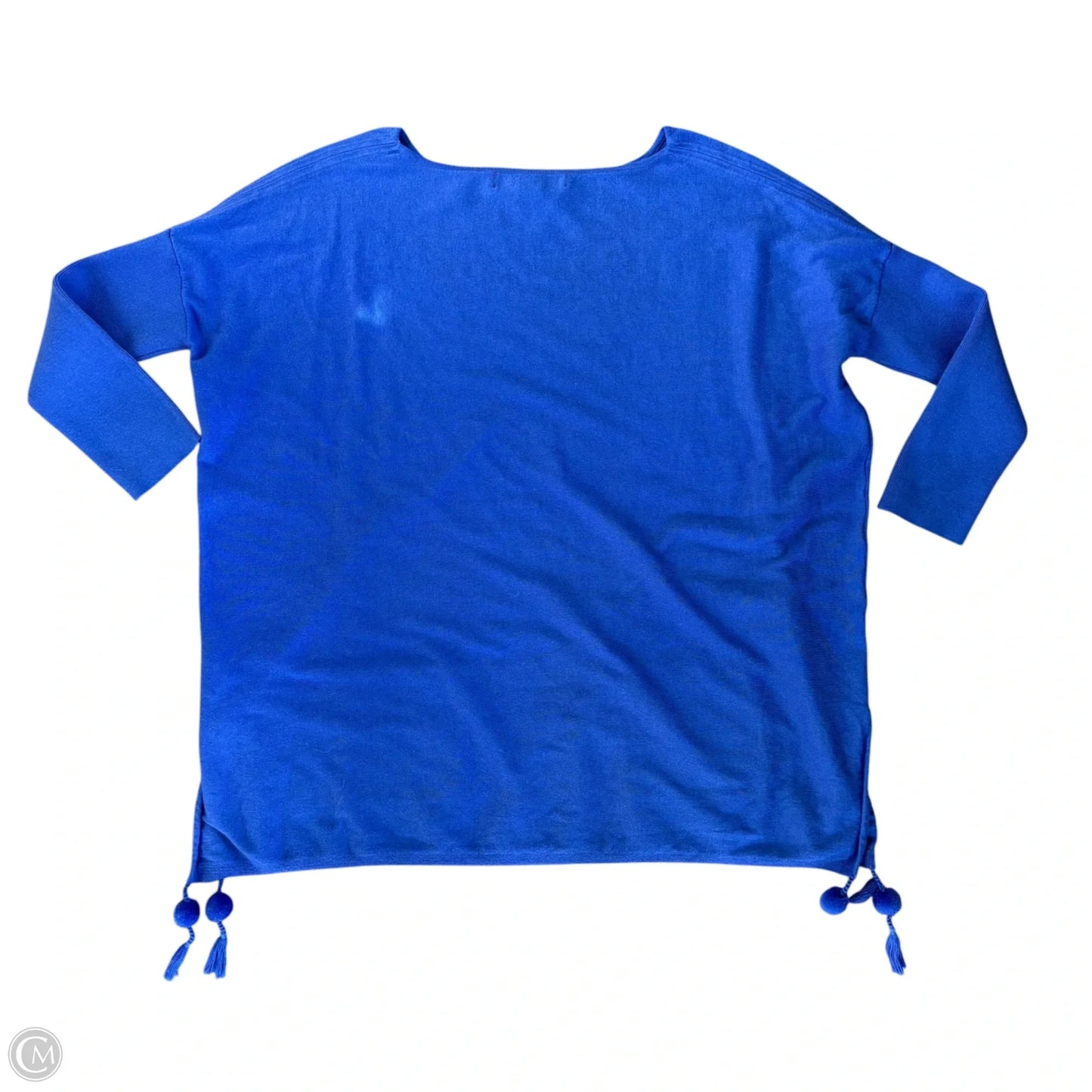 Top 3/4 Sleeve Designer By Lilly Pulitzer In Blue, Size: Xs