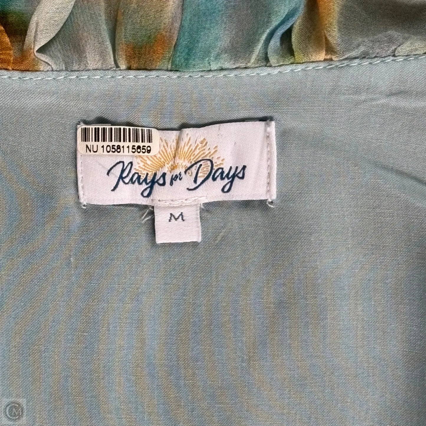 Dress Casual Maxi By Rays for Days In Blue & Orange, Size: M