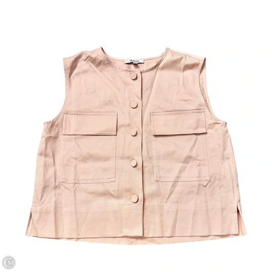 Top Sleeveless By Madewell In Pink, Size: S