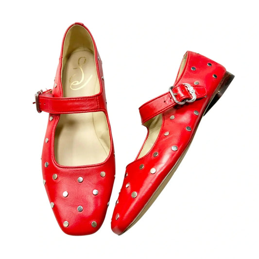 Shoes Flats By Sam Edelman In Red, Size: 7