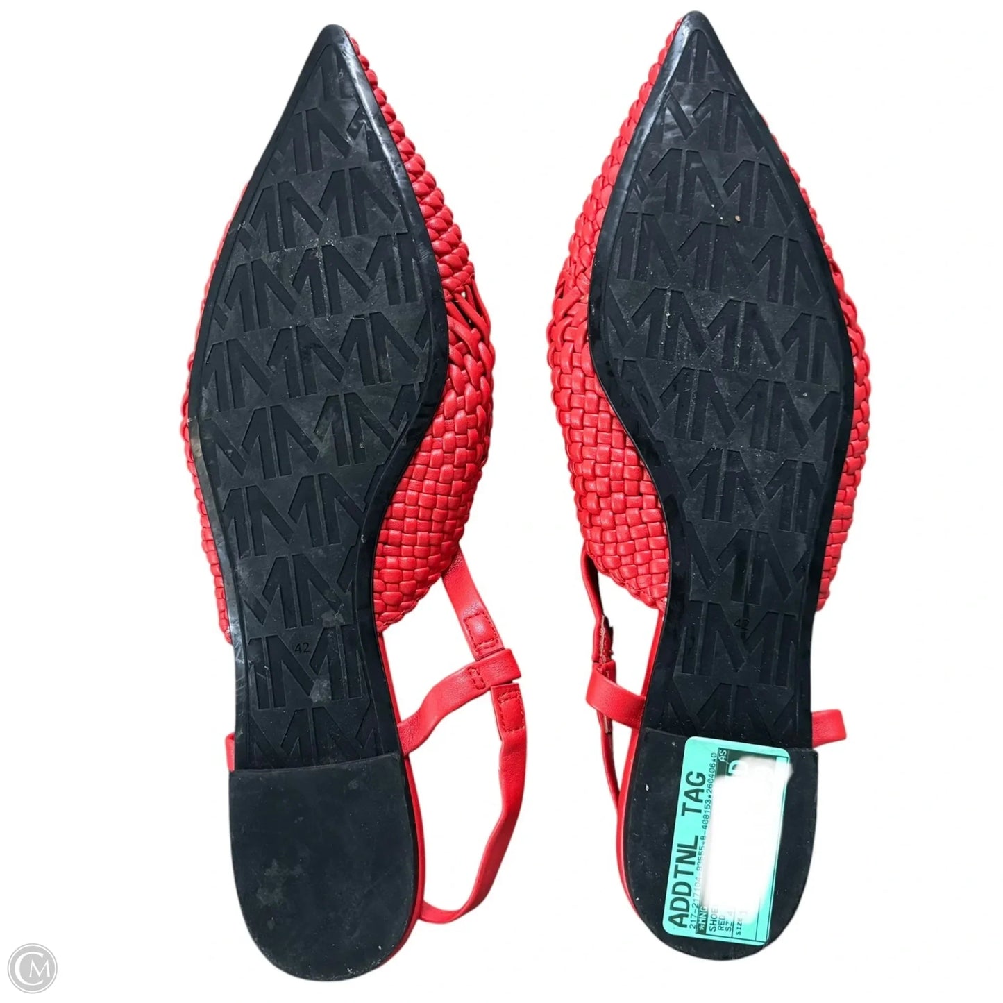 Shoes Flats By Mng In Red, Size: 11.5