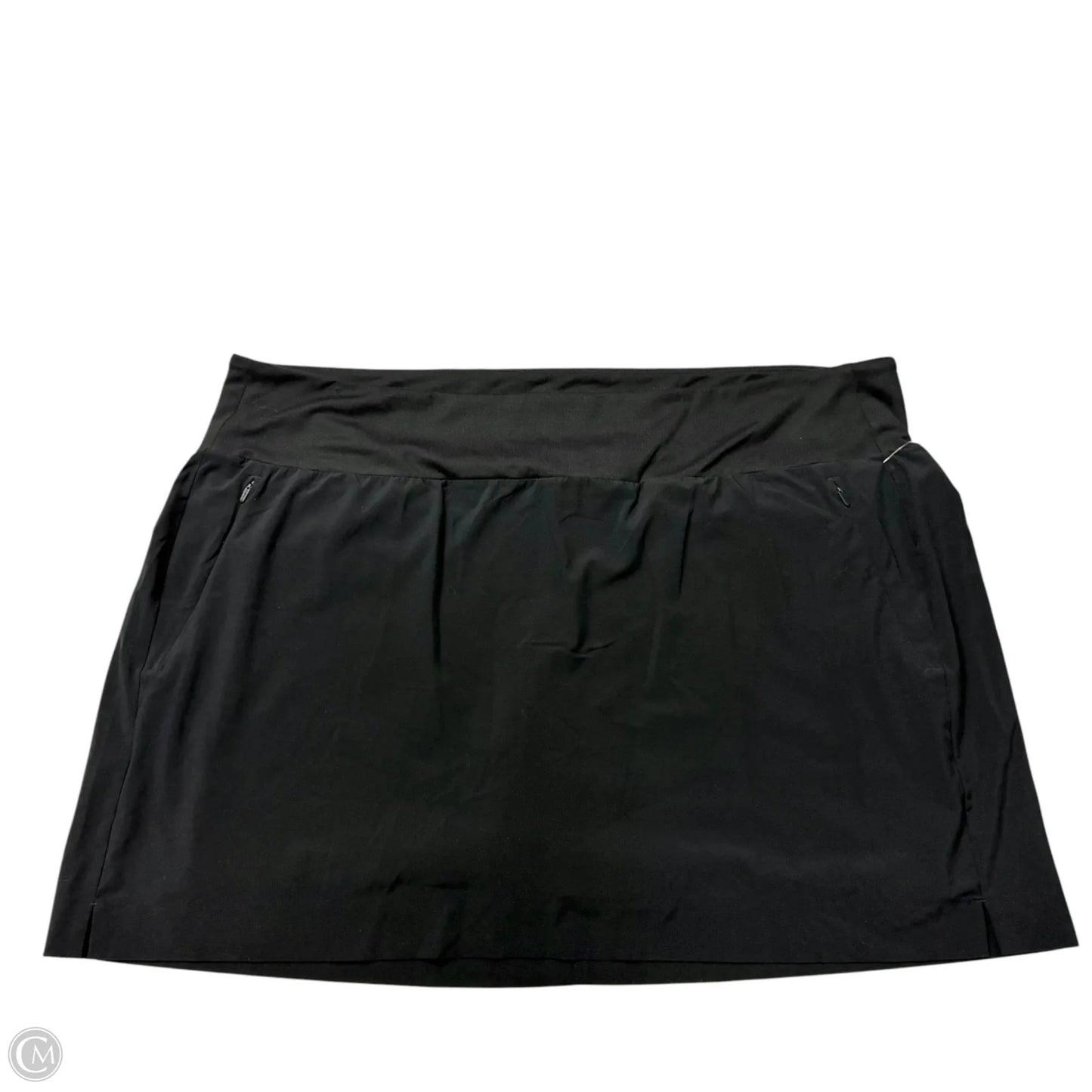 Athletic Skort By Athleta In Black, Size: 3x