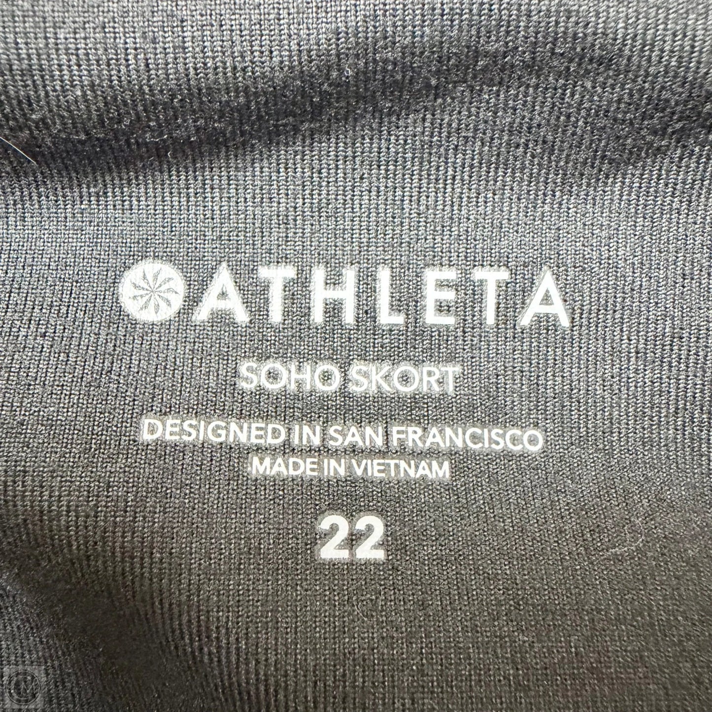 Athletic Skort By Athleta In Black, Size: 3x