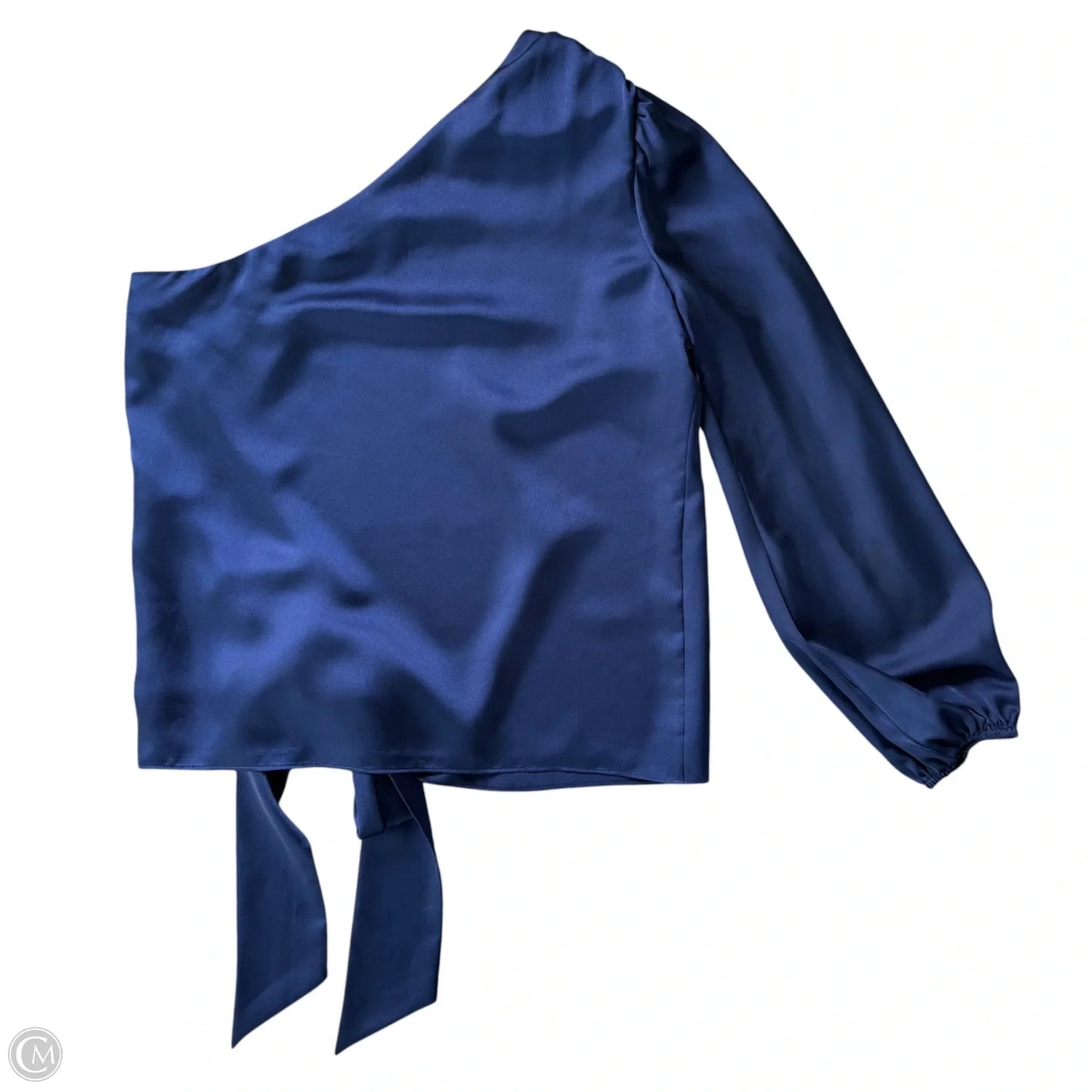 Top Long Sleeve Designer By Milly In Navy, Size: M