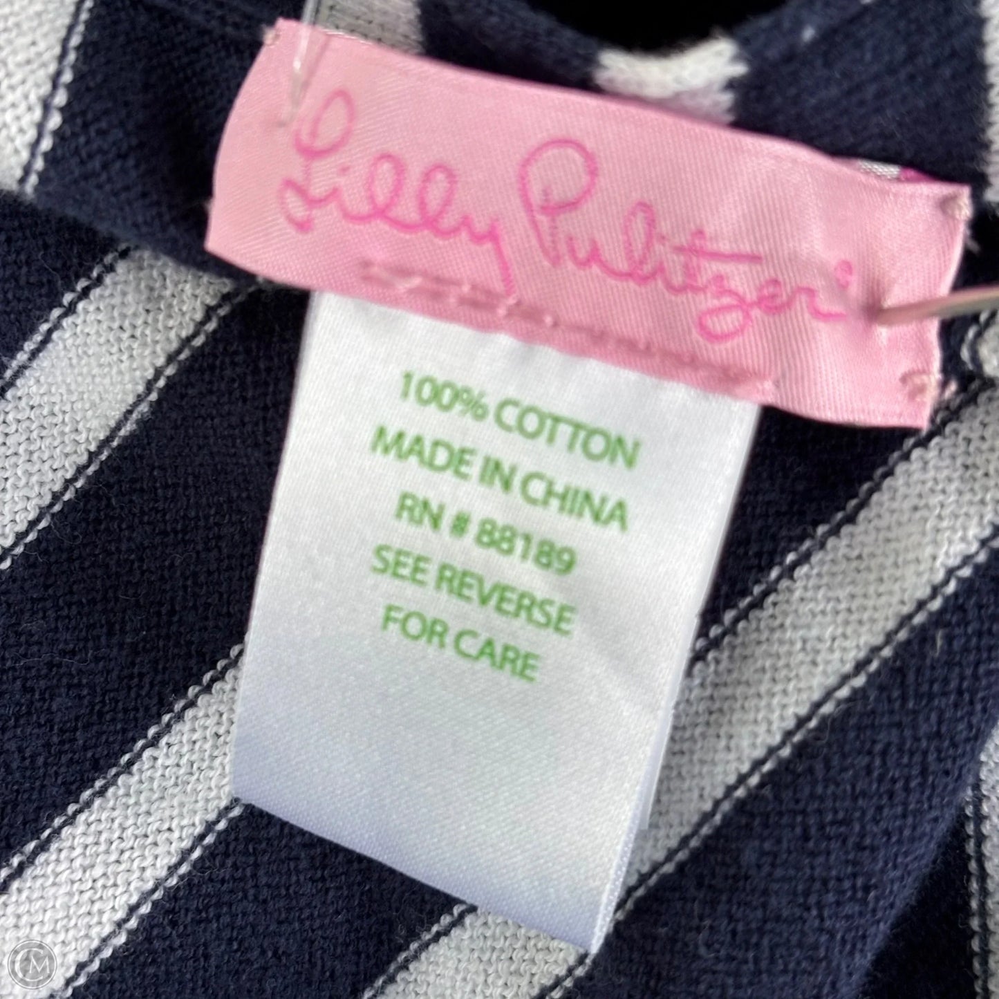Poncho Designer By Lilly Pulitzer In Striped Pattern, Size: Osfm