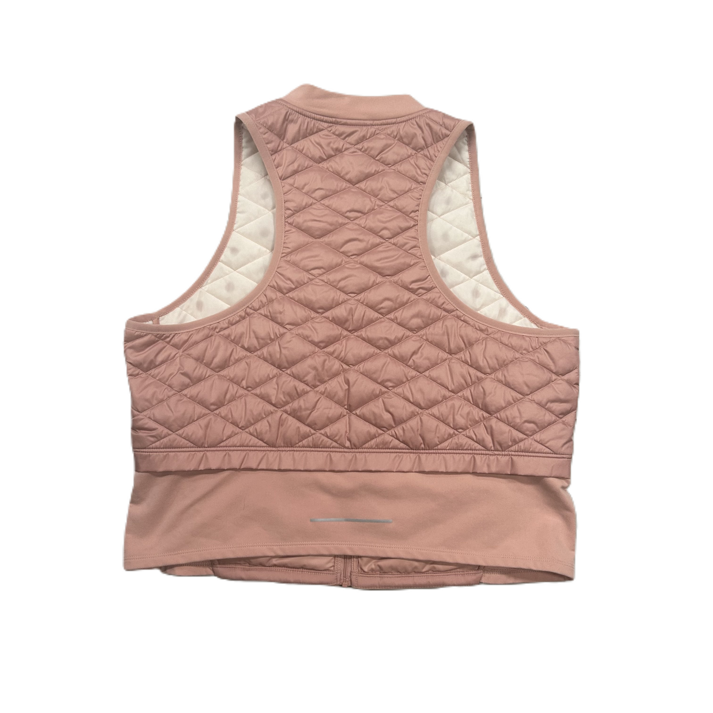 Pink Vest Puffer & Quilted By Nike, Size: L