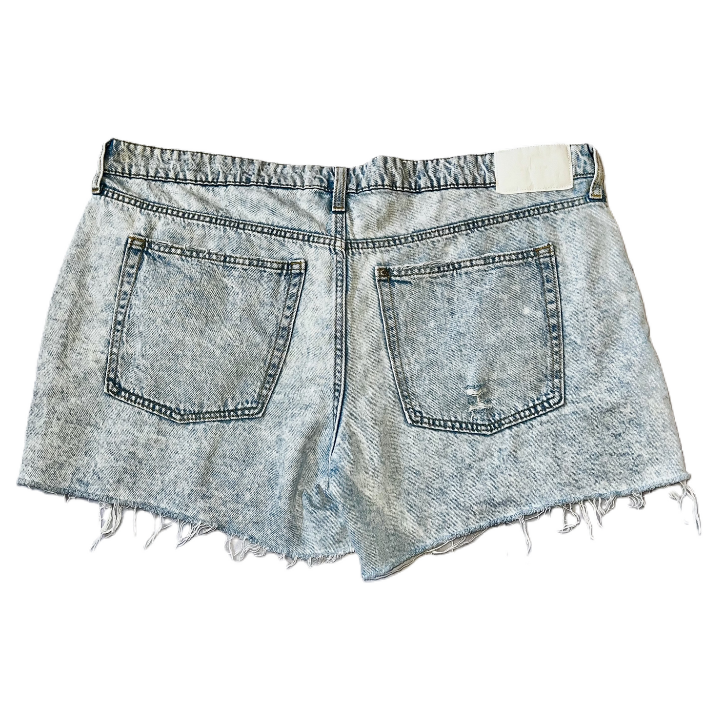 Blue Denim Shorts By H&m, Size: 18