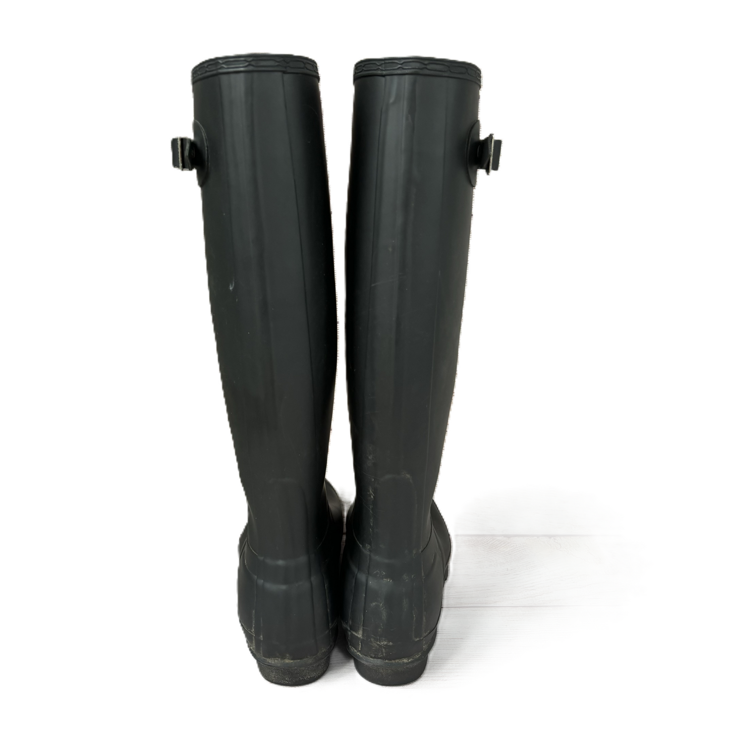 Boots Rain By Hunter in Black, Size: 8