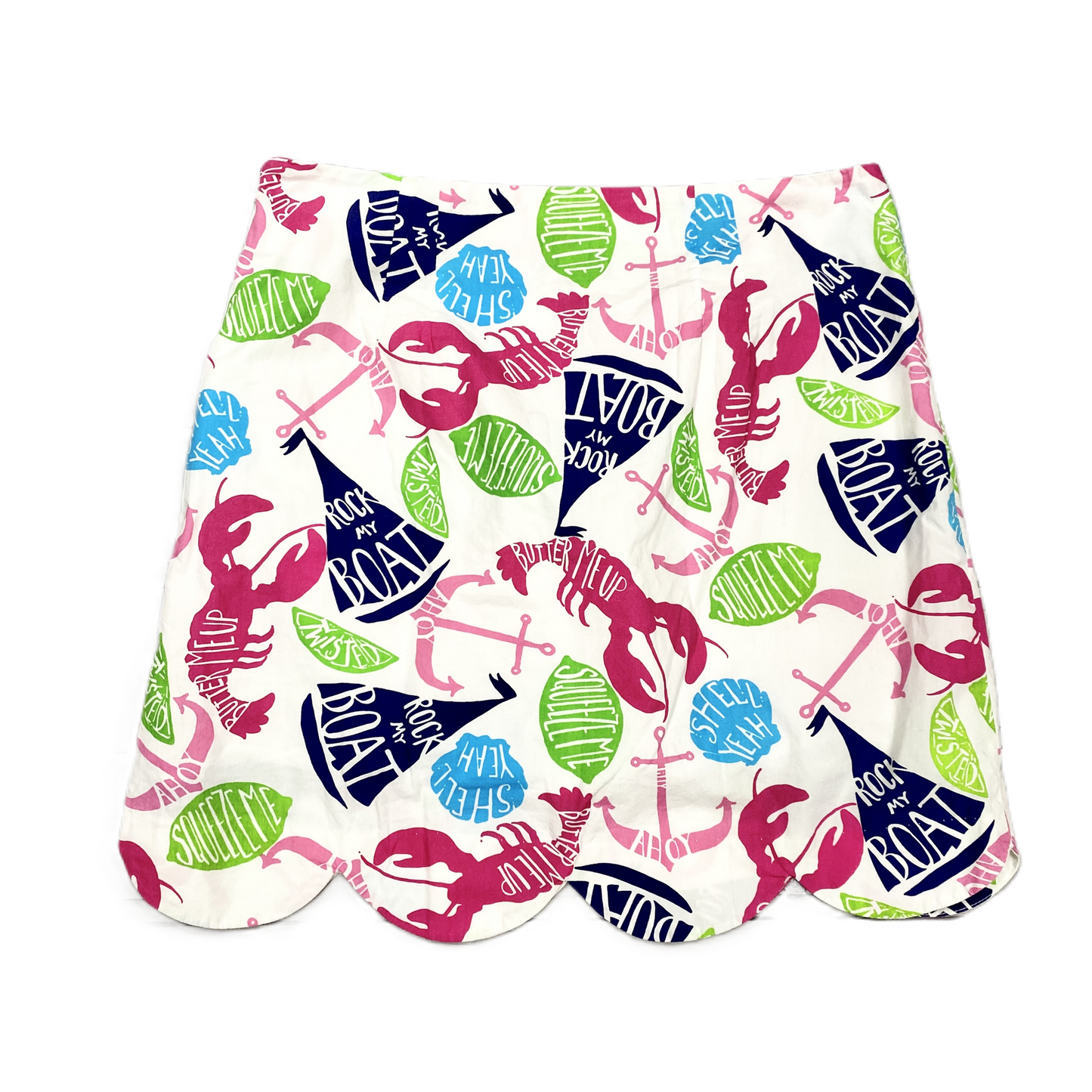 Print Skirt Designer By Lilly Pulitzer, Size: 4