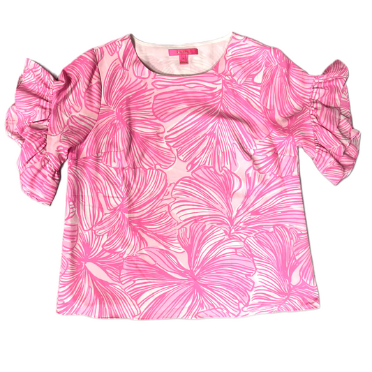 Top Short Sleeve Designer By Lilly Pulitzer  Size: M