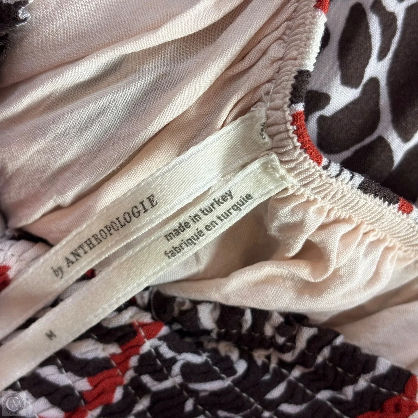 Dress Casual Maxi By Anthropologie In Brown & Red, Size: M