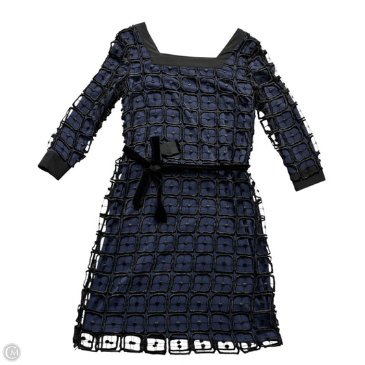 Dress Designer By Tory Burch In Black & Blue, Size: Xs