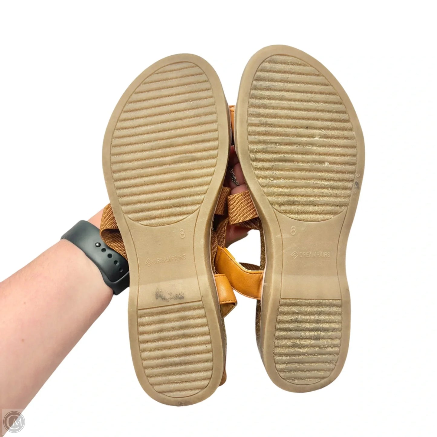 Sandals Flats By Dream Pairs In Brown, Size: 8