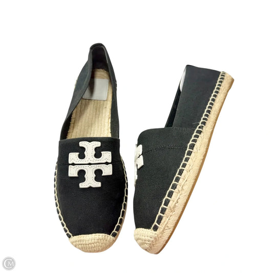 Shoes Designer By Tory Burch In Black & Tan, Size: 9.5