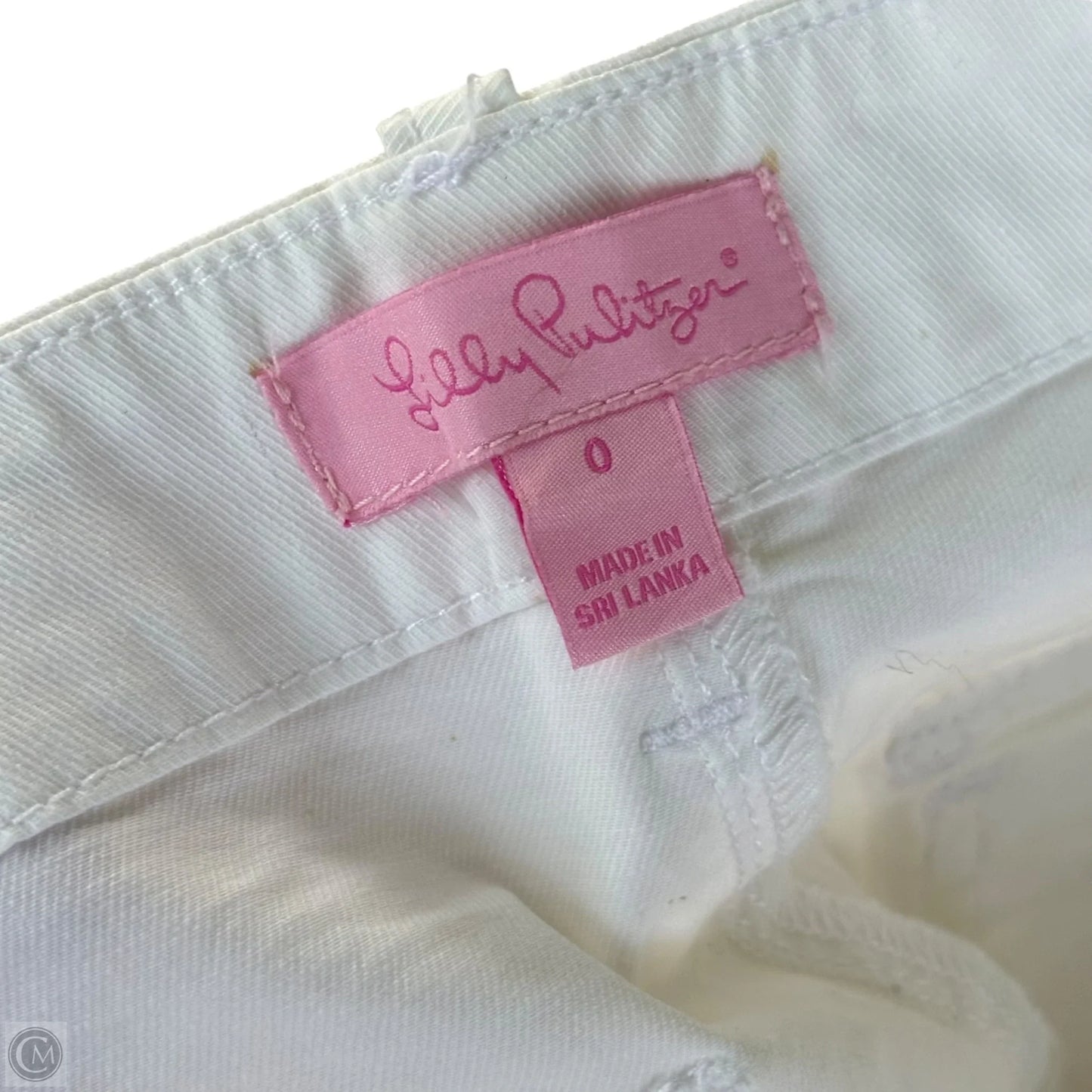 Shorts Designer By Lilly Pulitzer In White, Size: 0