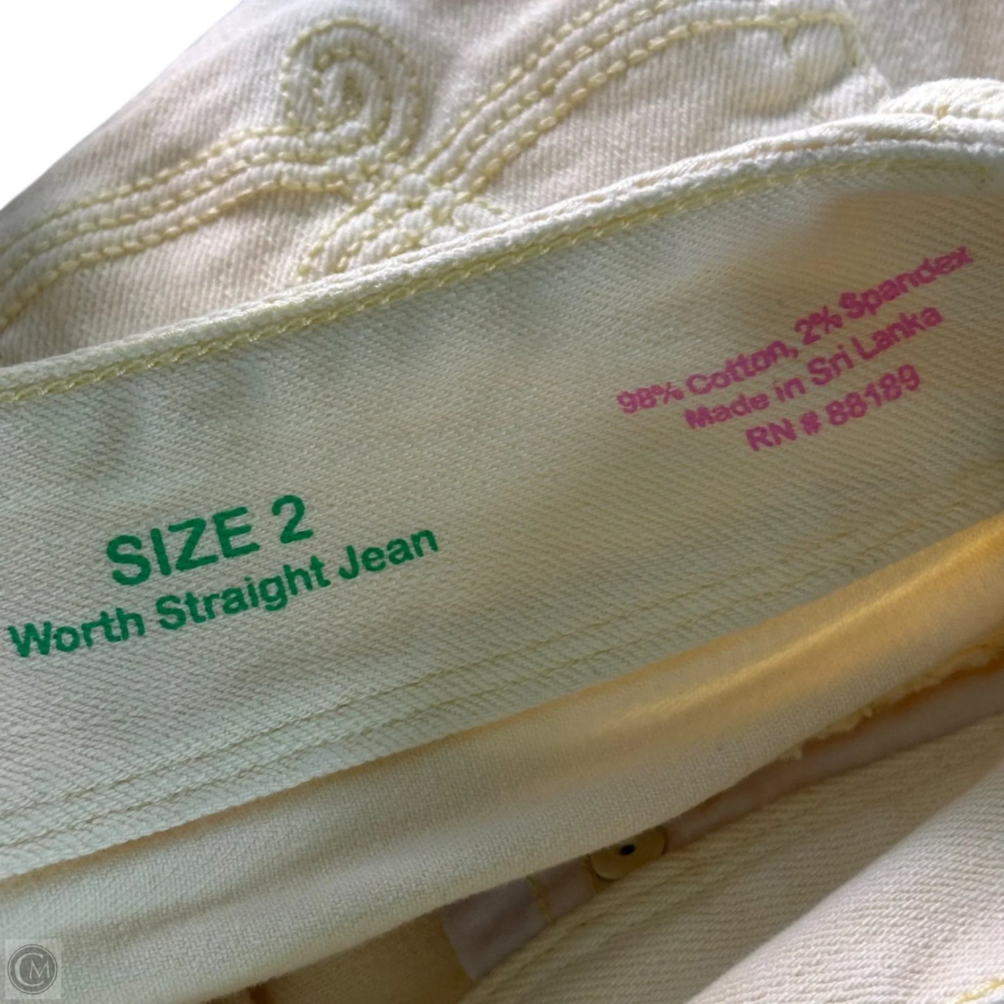 Jeans Designer By Lilly Pulitzer In Yellow, Size: 2